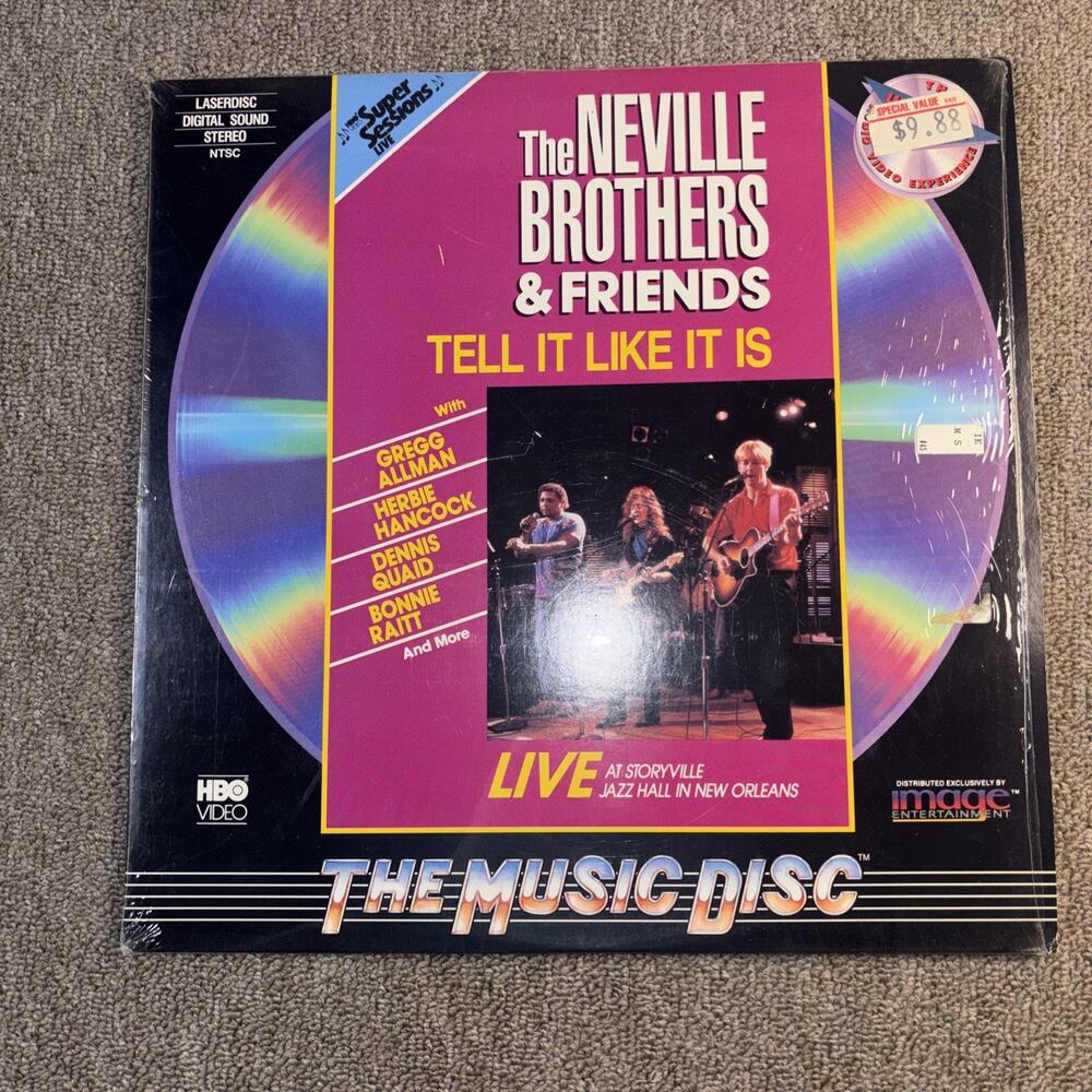 THE NEVILLE BROTHERS & FRIENDS LD Tell It Like It Is 1989 Live Super Session 117